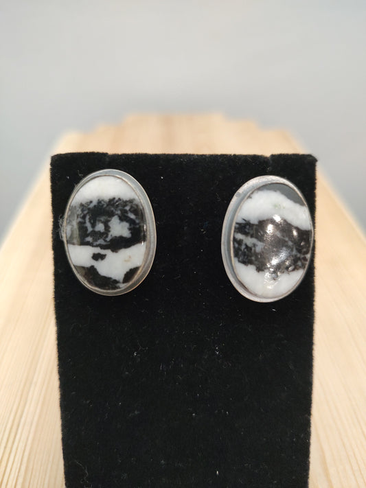 White Buffalo Post Earrings