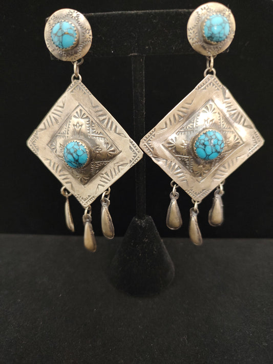 Kingman Turquoise with Post Earrings