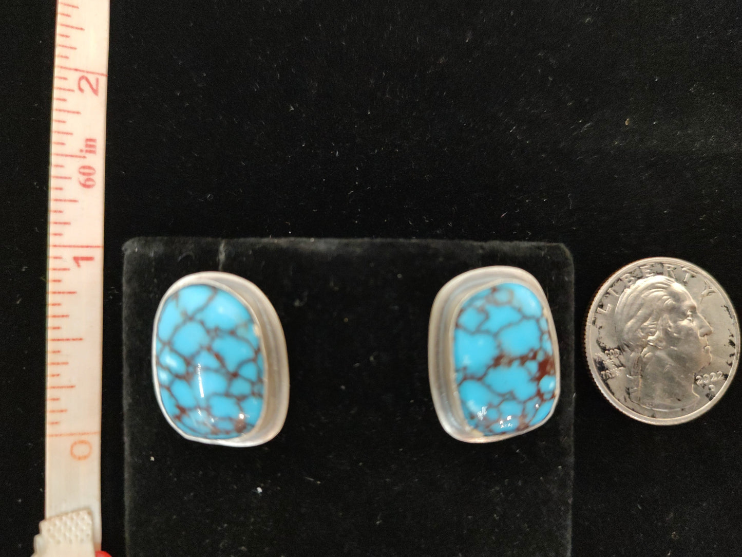 Egyptian Turquoise Post Earrings