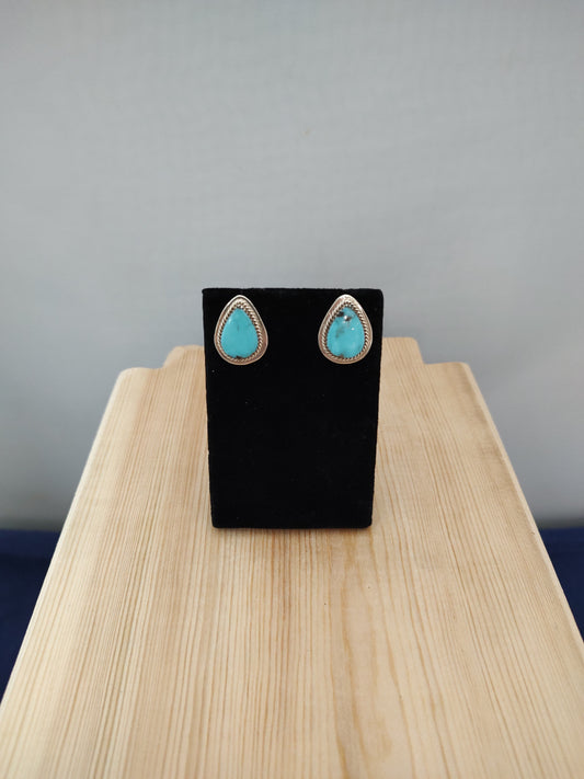 Kingman Turquoise with Post Earrings