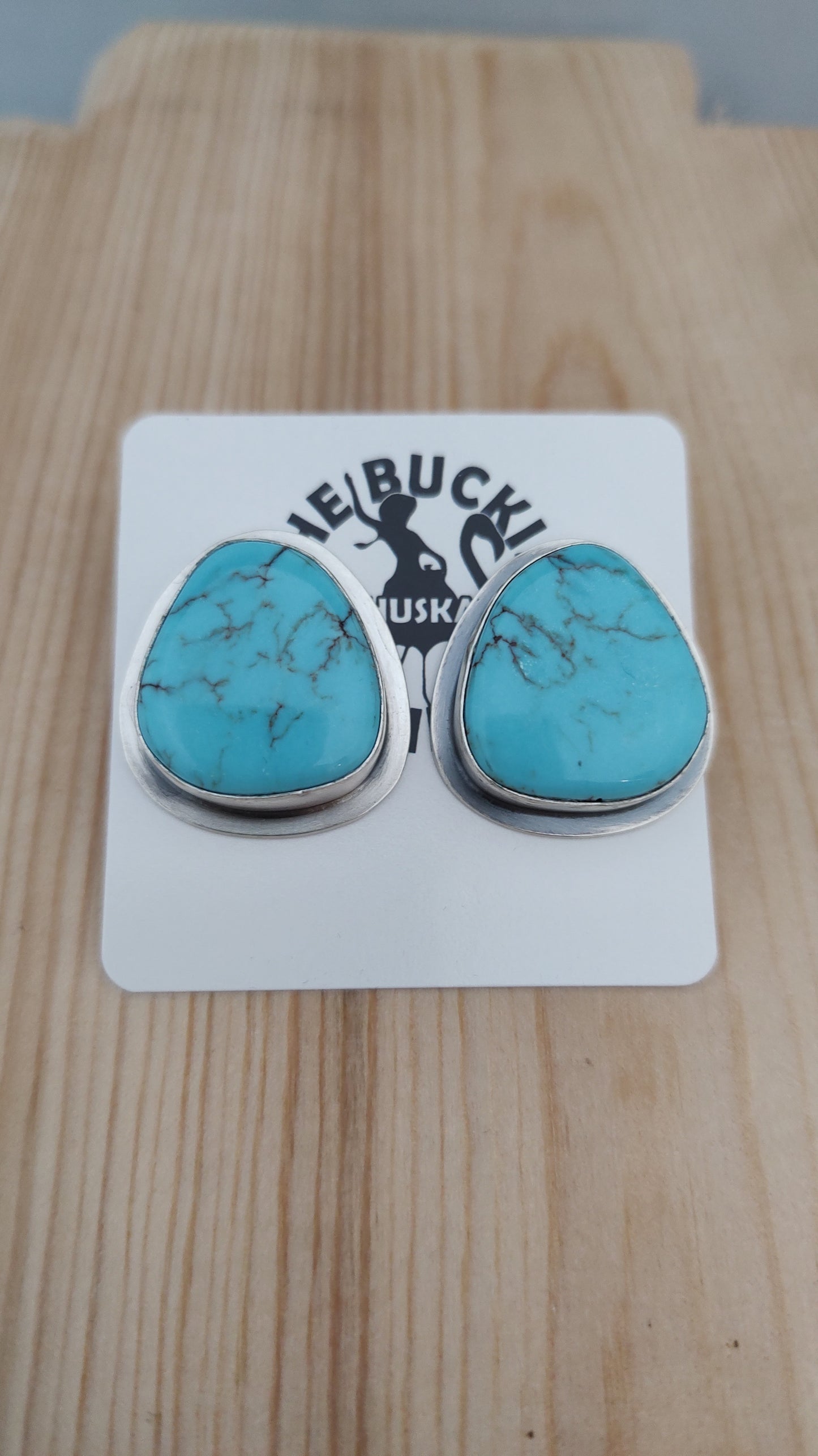 Egyptian Turquoise Post Earrings