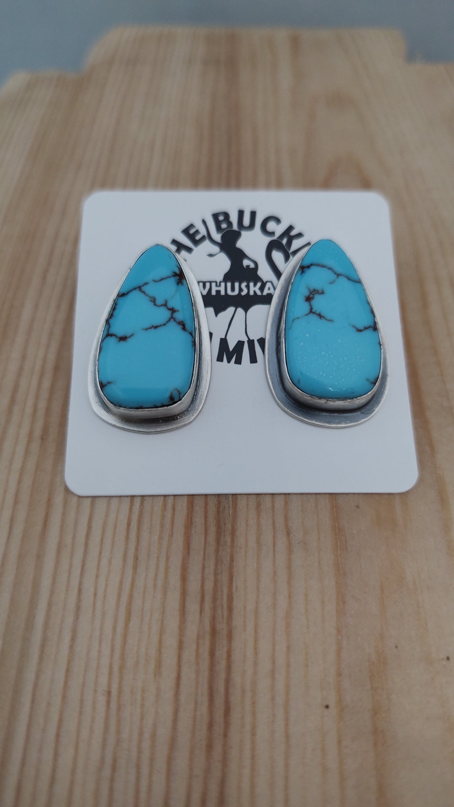 Egyptian Turquoise Post Earrings