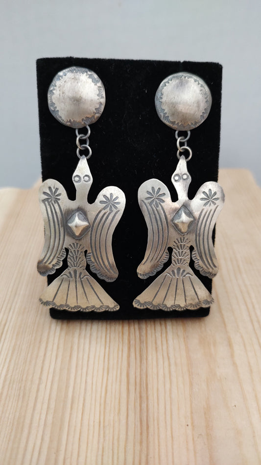 Sterling Silver Bird Earrings