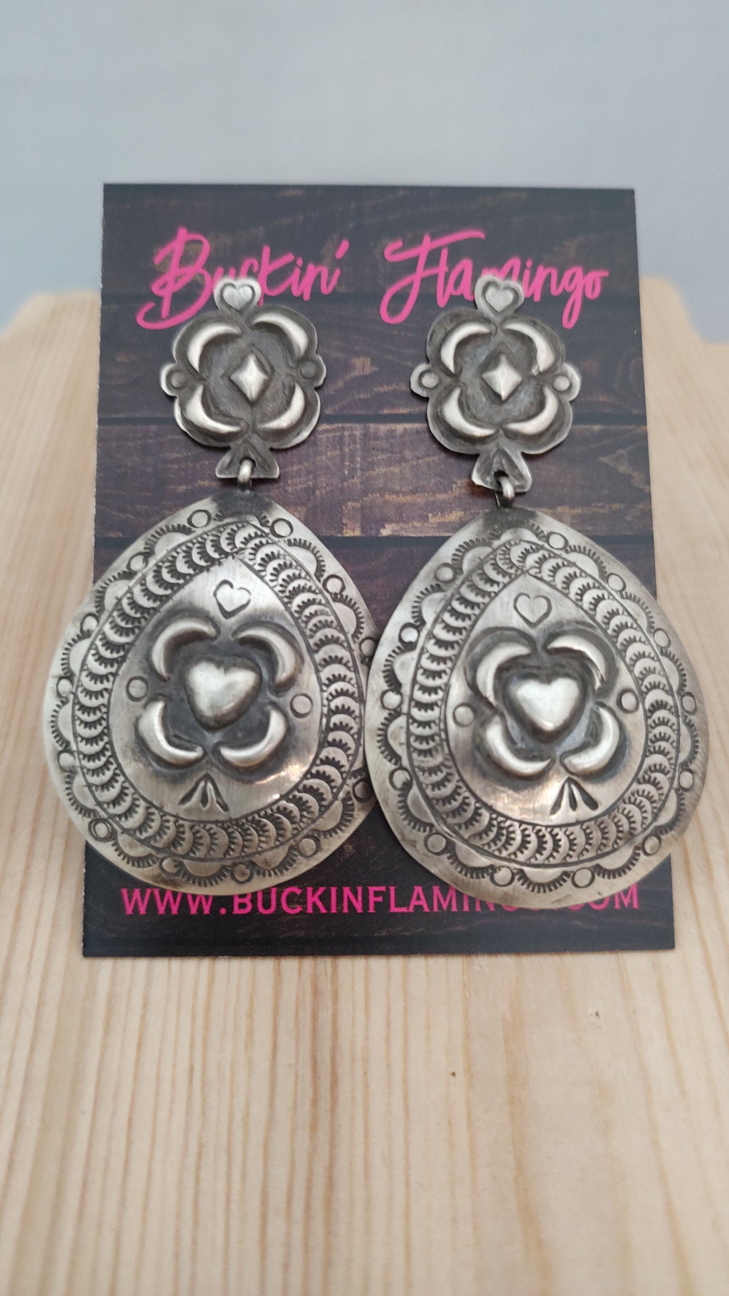 Silver Post Dangle Earrings