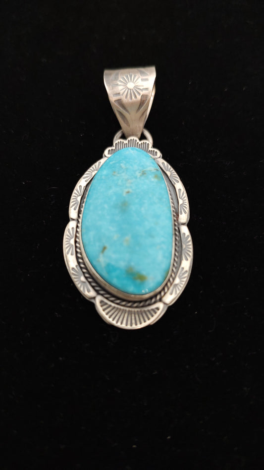 Kingman Turquoise Pendant