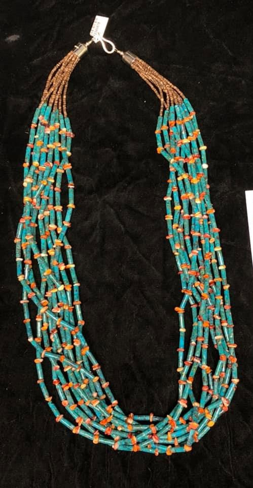 Turquoise Mountain & Spiny Oyster Necklace