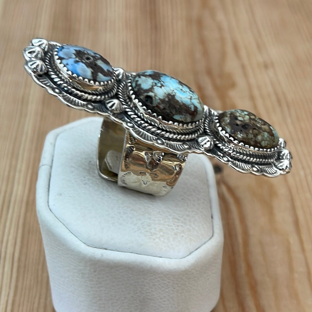 Golden Hills Turquoise Adjustable Ring