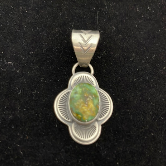 Sonoran Gold Turquoise Pendant