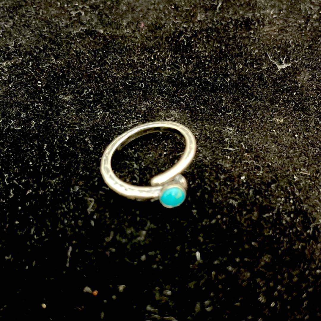 Sleeping Beauty Turquoise Adjustable Ring