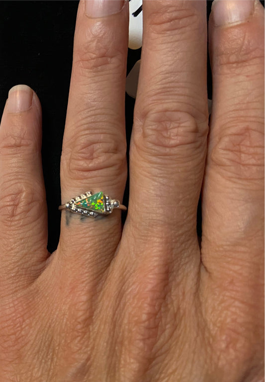 Dainty Opal Ring