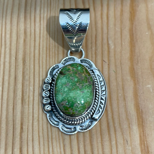 Sonoran Gold Turquoise Pendant