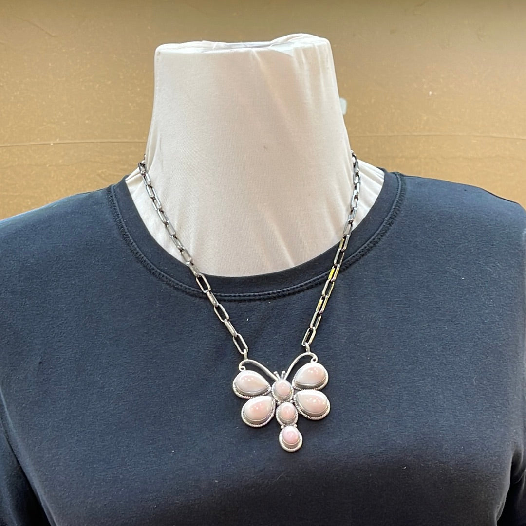 Firefly Pink Conch Shell 19” Necklace
