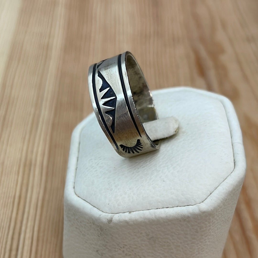 Size 13 - Stamped Band Ring