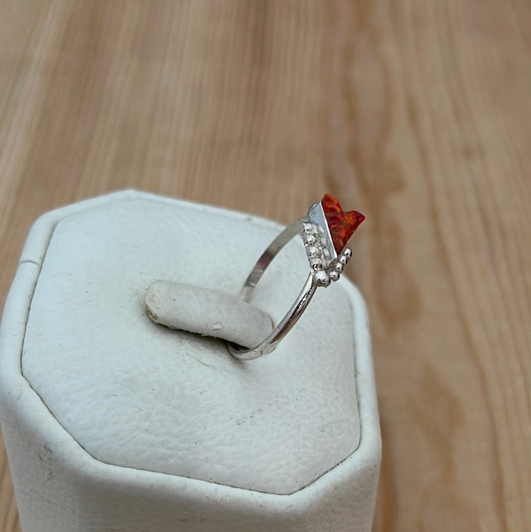 Fire Opal Ring