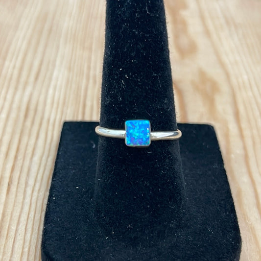 Blue Opal Ring