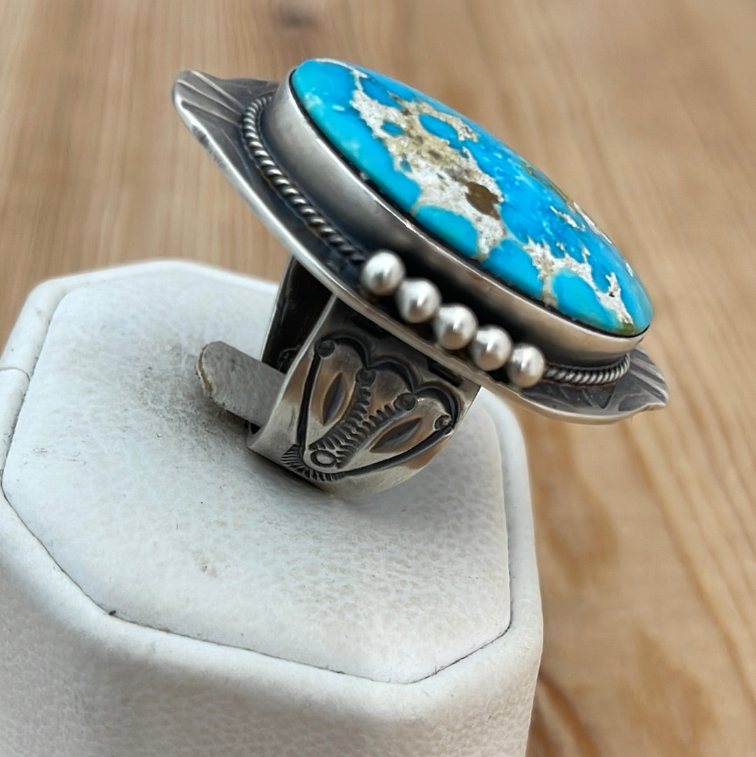 9.0 - Sonoran Gold Turquoise Oval Ring