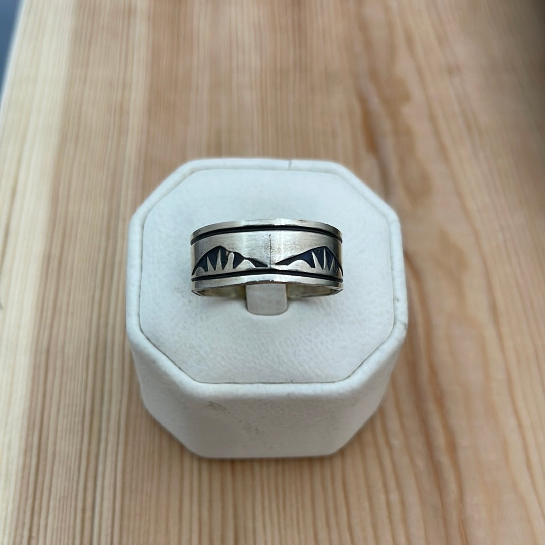 Size 13 - Stamped Band Ring