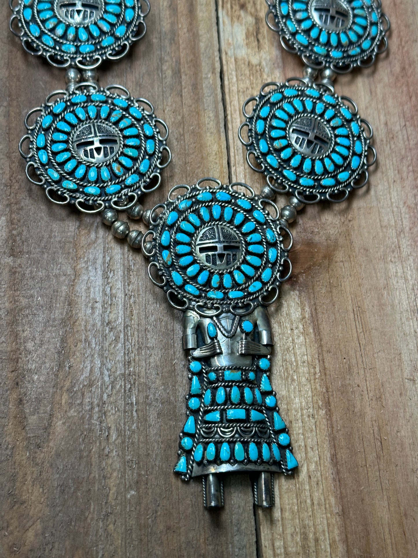 Vintage Katsina Necklace by Larry Moses Begay (Kachina)