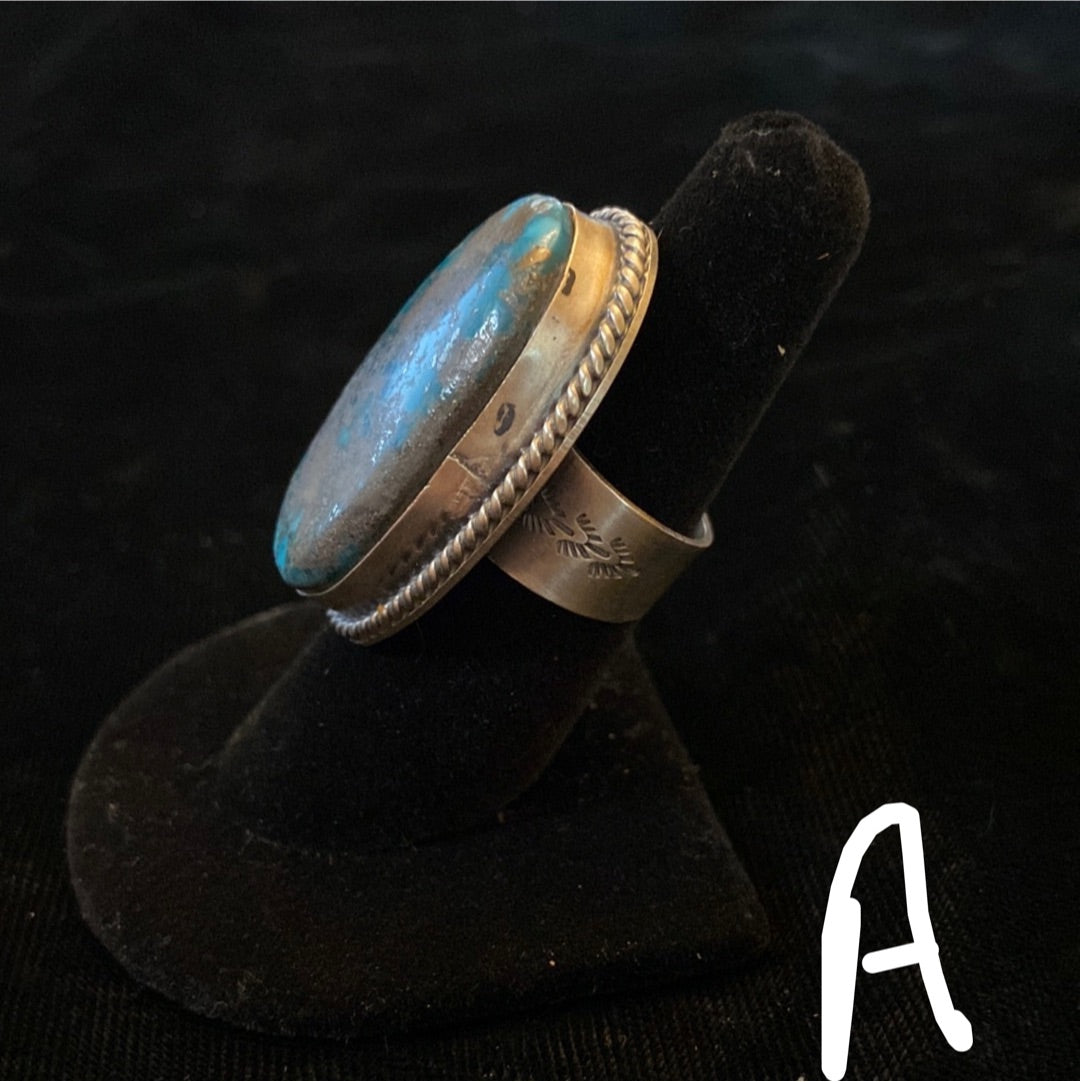 7.0 Persian Turquoise Ring