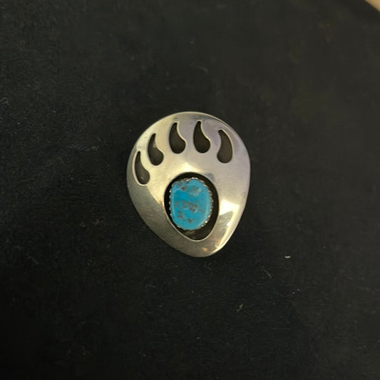 Vintage Sleeping Beauty Turquoise Bear Paw Chicago Screw