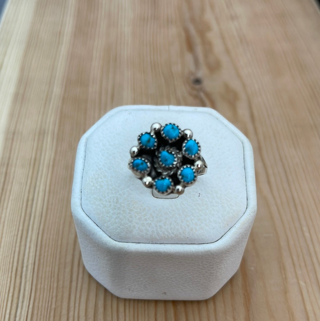 Turquoise Cluster Ring