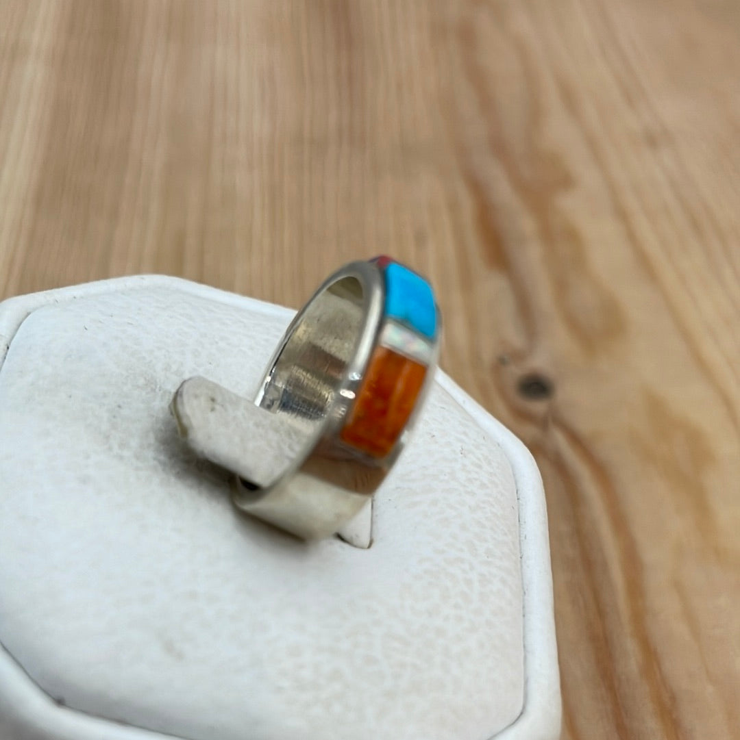 5.0 - Zuni Inlay Band Ring