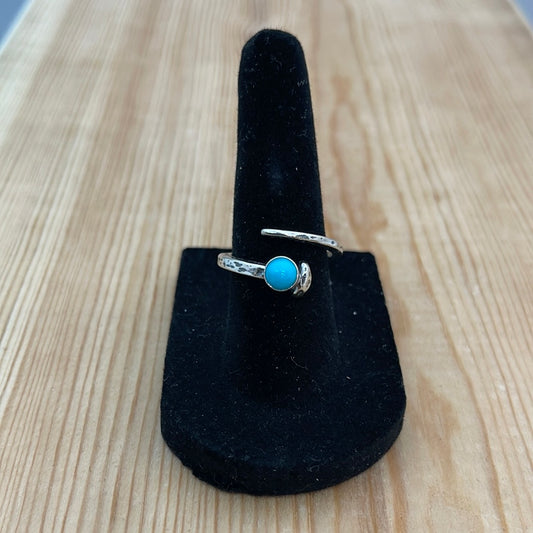 Sleeping Beauty Turquoise Adjustable Ring