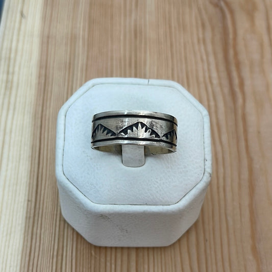 Size 14 - Stamped Band Ring
