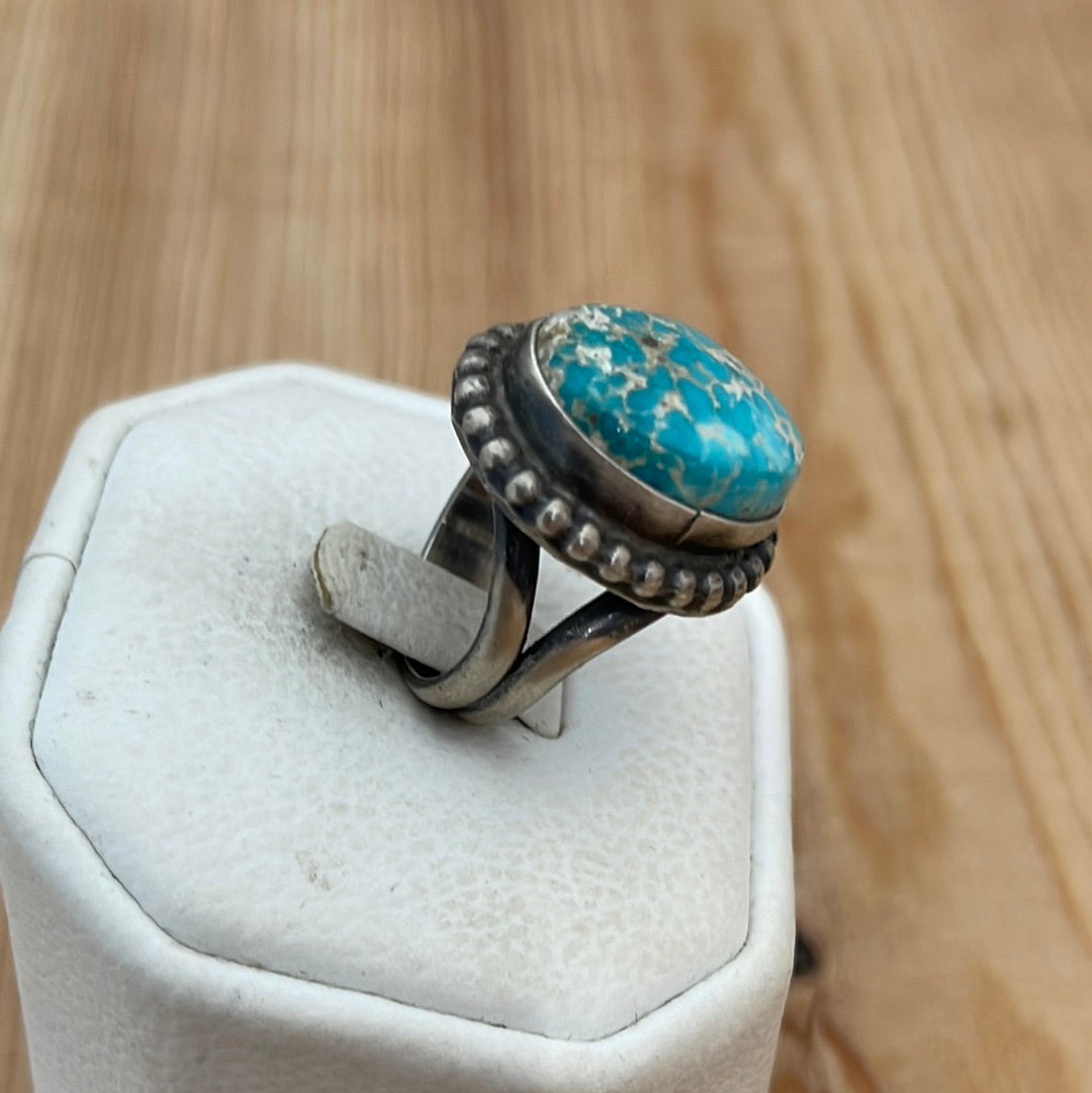 4.5 - Sonoran Gold Turquoise Round Ring