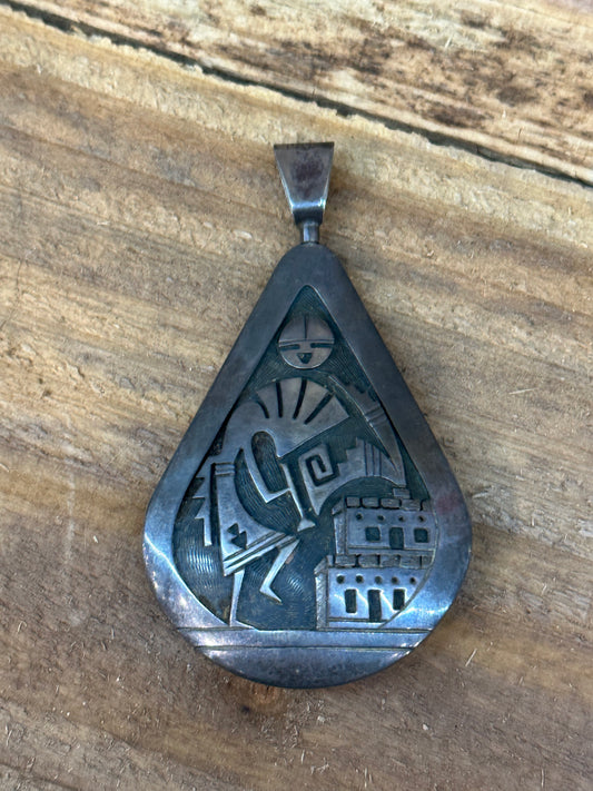 Hopi Kachina Double Sided Pendant by Cheryl Wadsworth