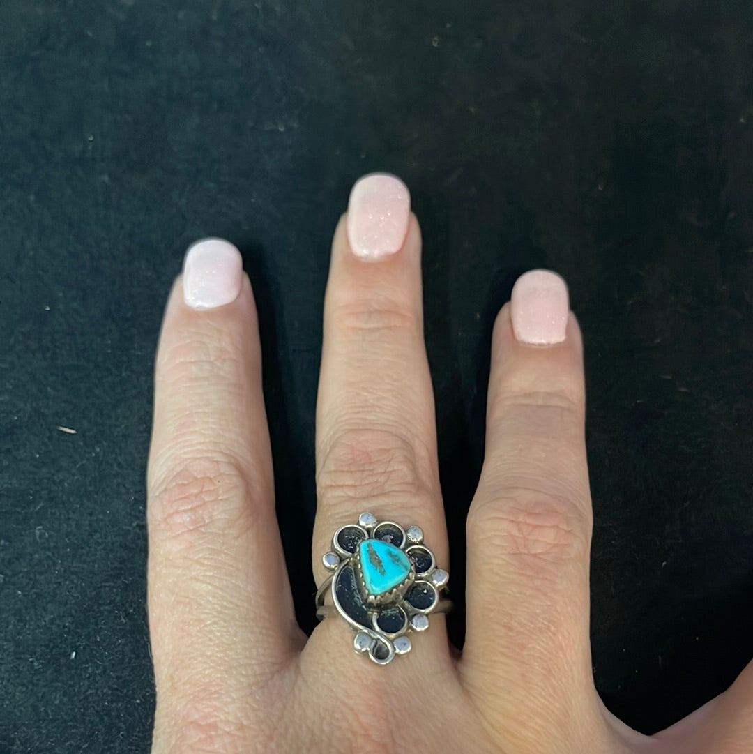 Vintage Turquoise Size 7 Ring