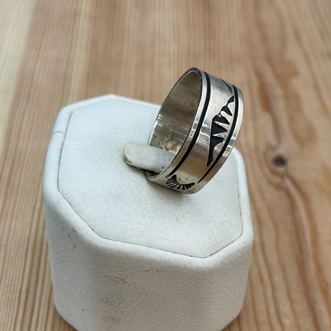 Size 13 - Stamped Band Ring