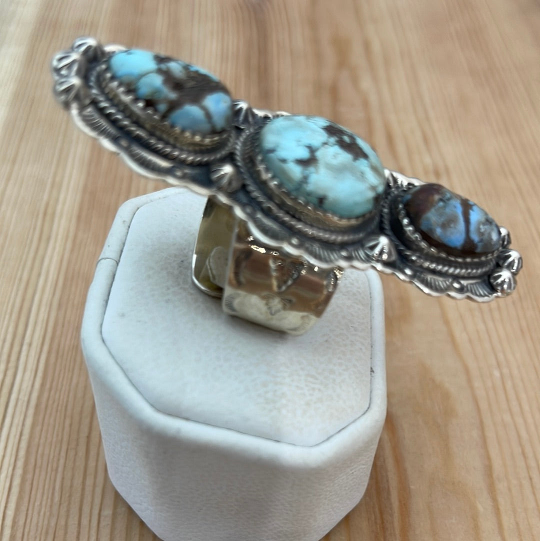 Golden Hills Turquoise Adjustable Ring