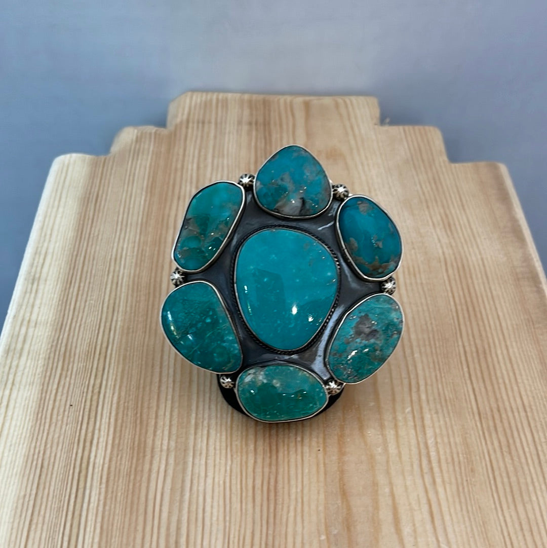 Emerald Valley Turquoise Adjustable Ring