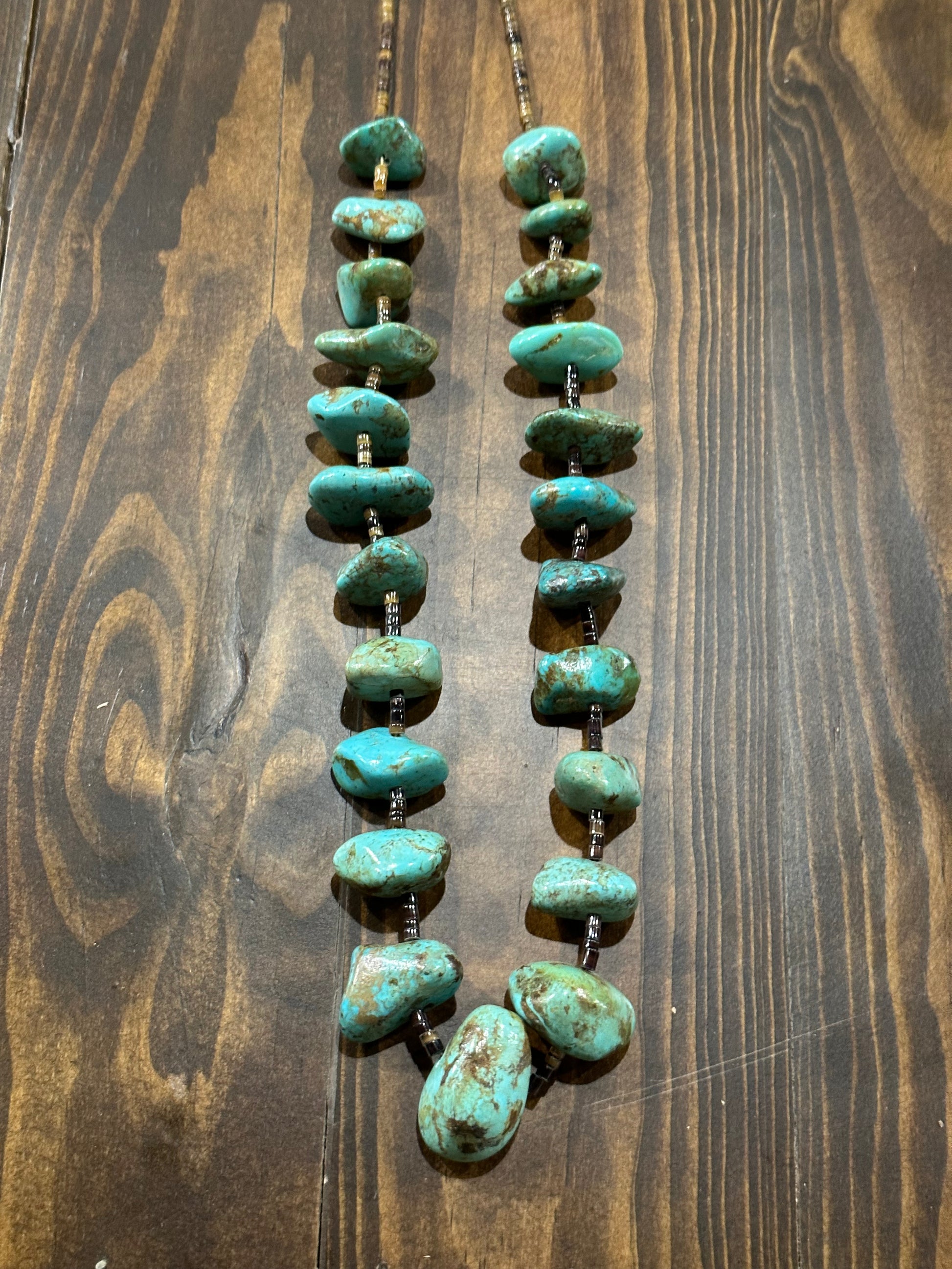 Vintage turquoise 2025 nugget necklace
