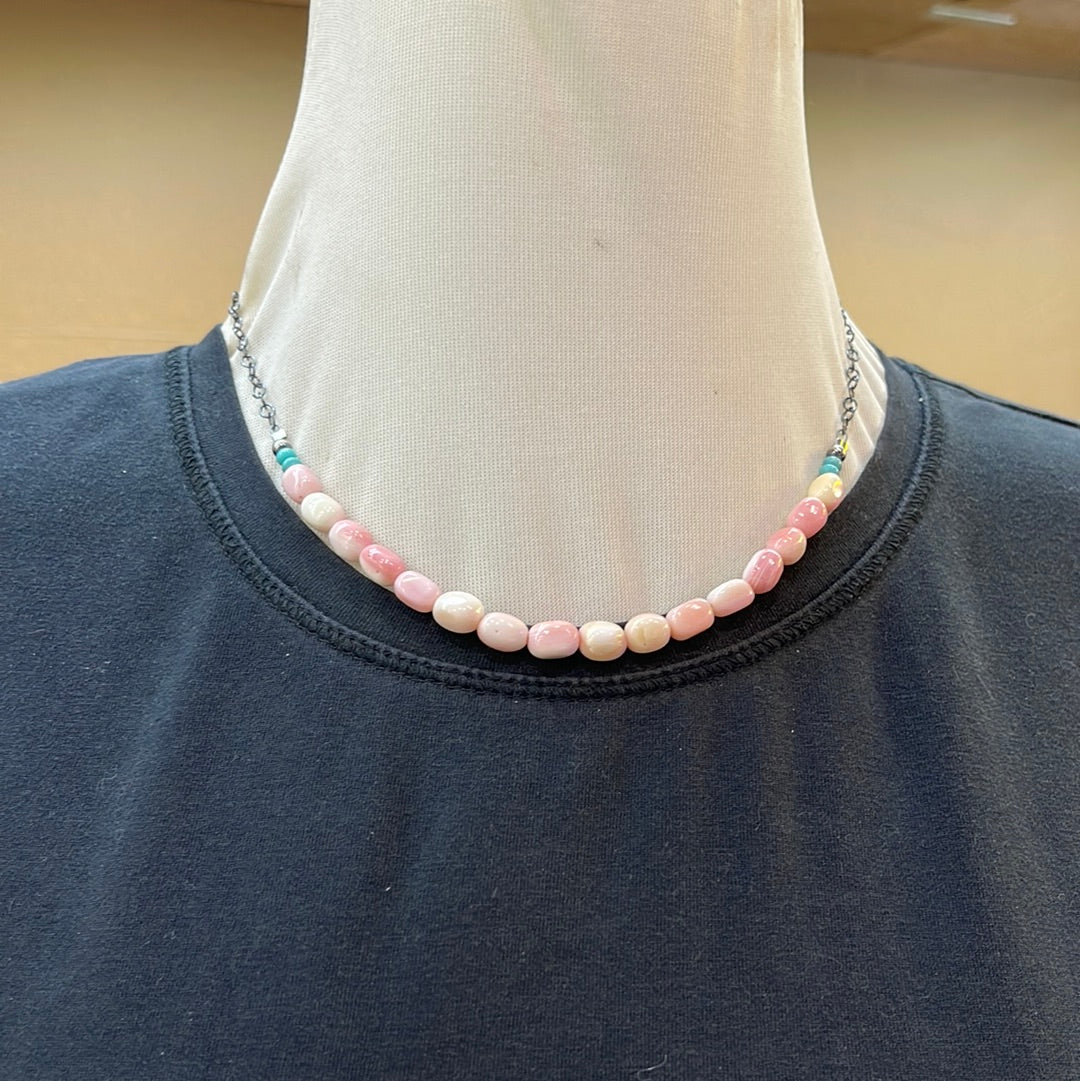 Cotton Candy (Pink Conch Shell) 17.5" Necklace