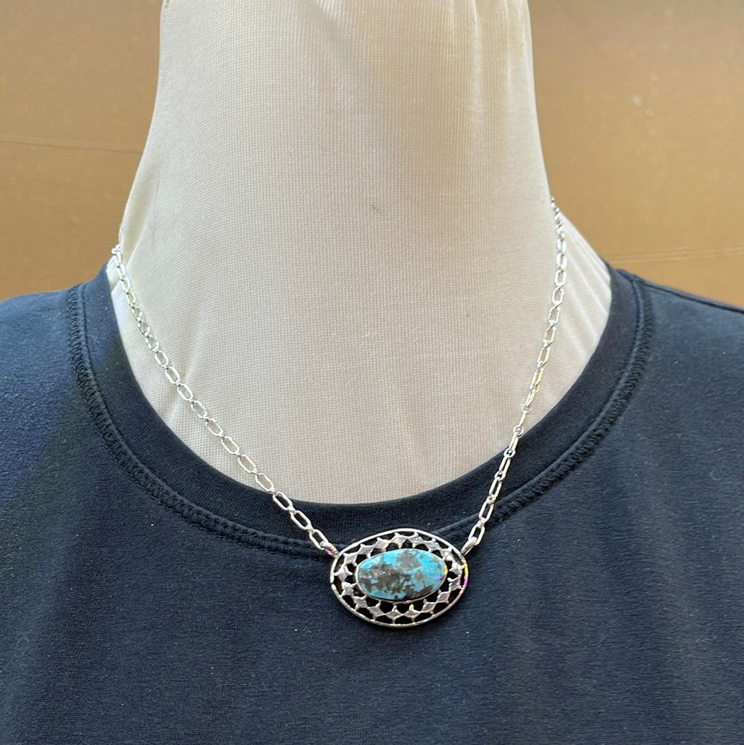 Kingman Turquoise 18 inch Necklace