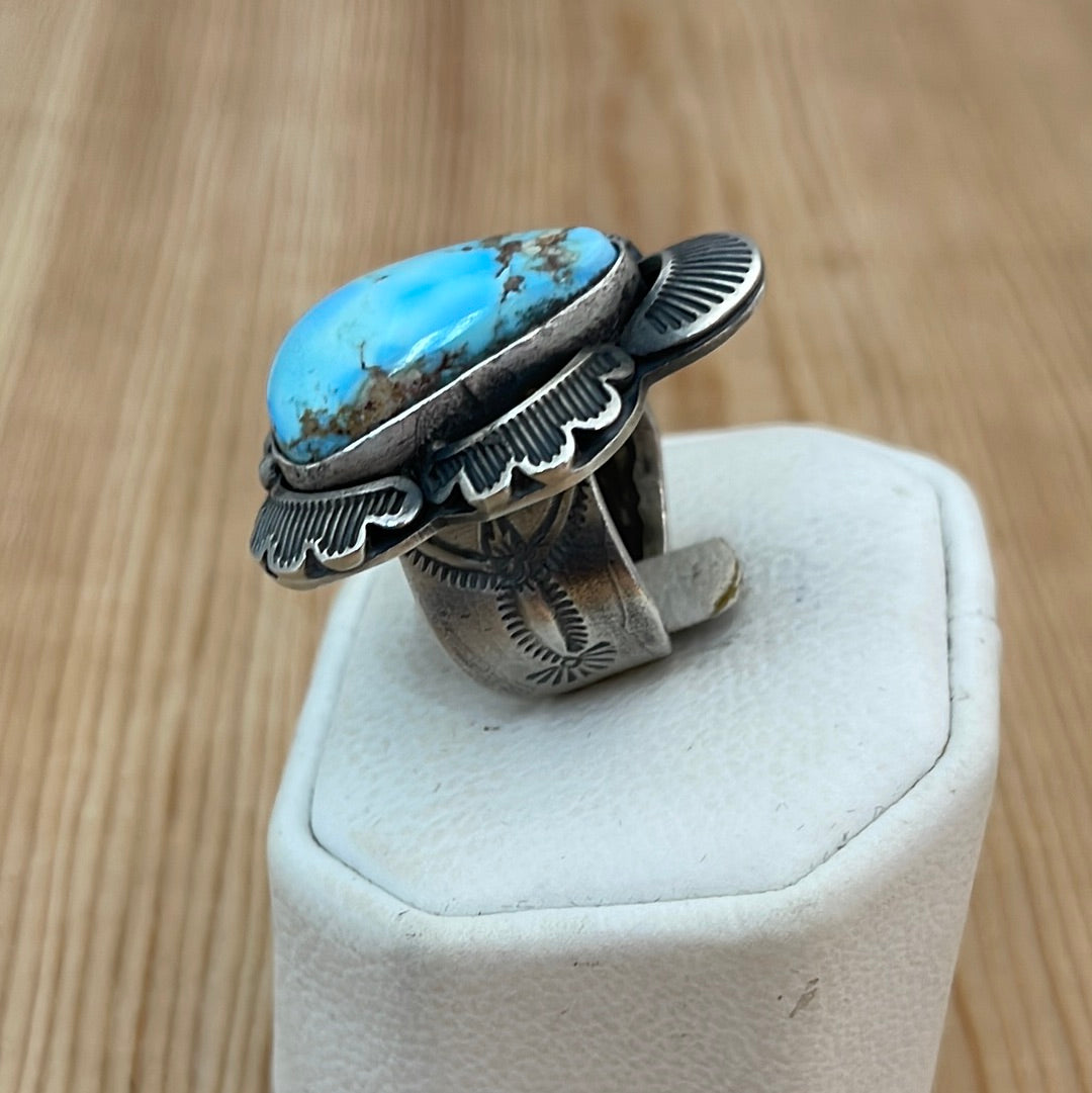 7.5 - Golden Hills Turquoise Ring