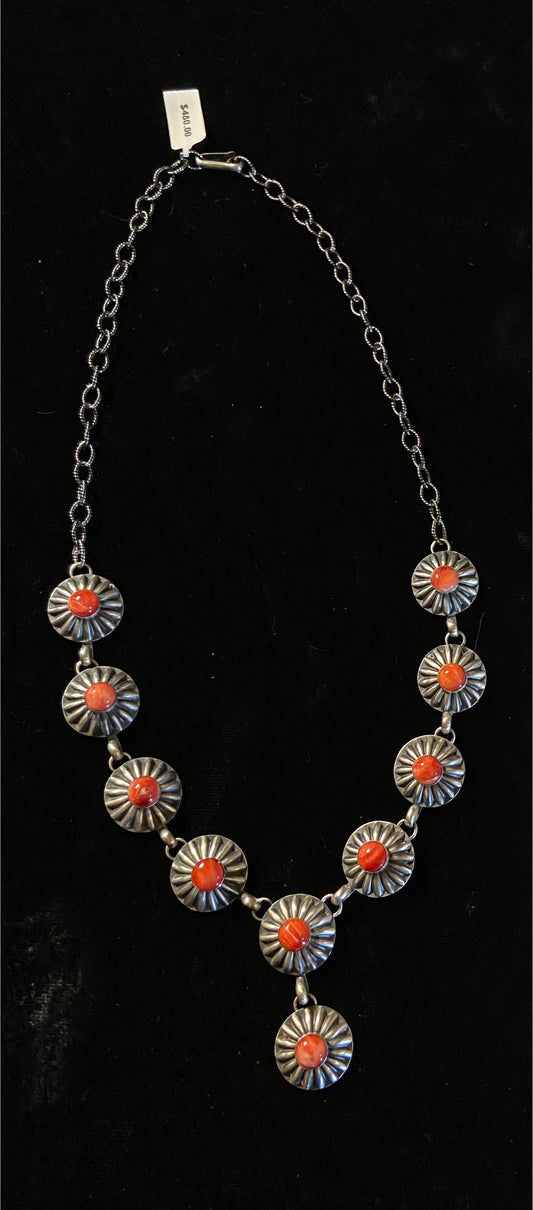 Red Spiny Oyster Necklace