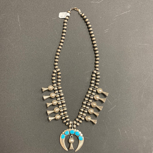 Native America with kingman spiderweb turquoise by Charles Johnson