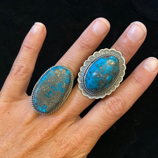 7.0 Persian Turquoise Ring