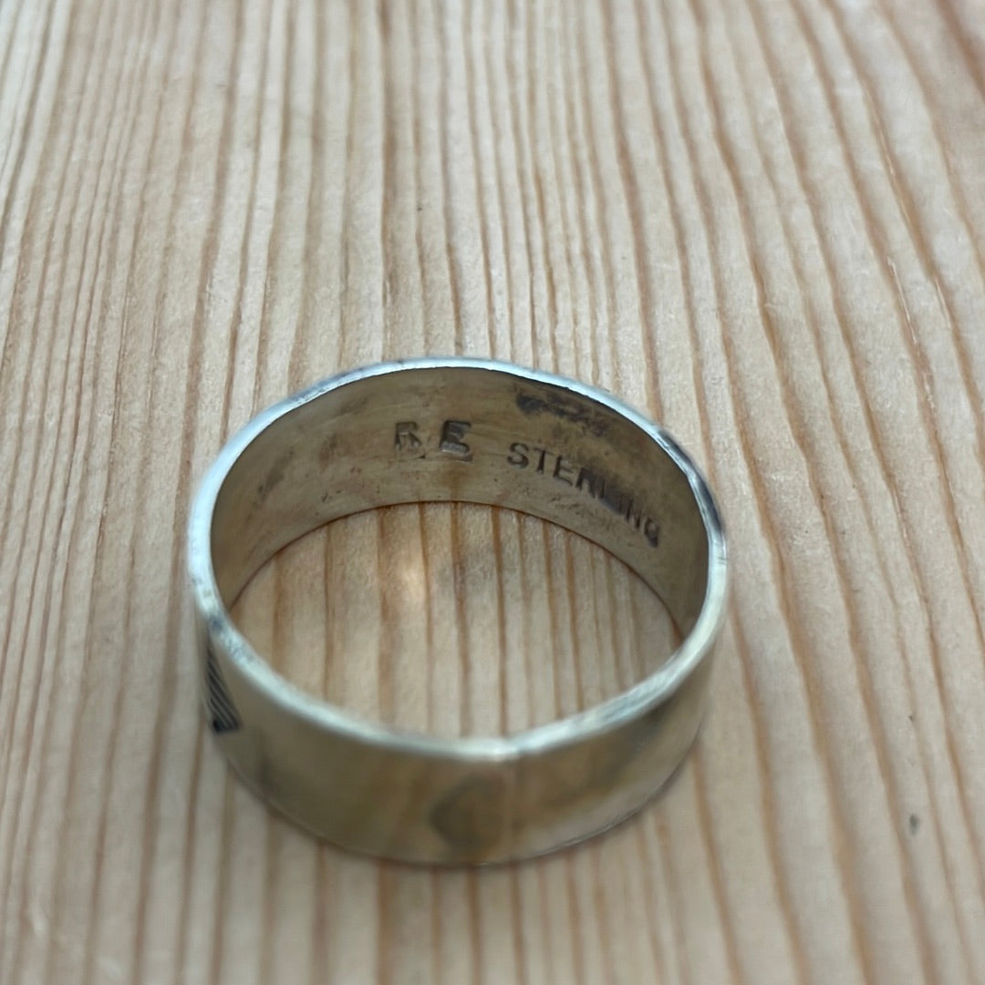 Size 14 - Stamped Band Ring