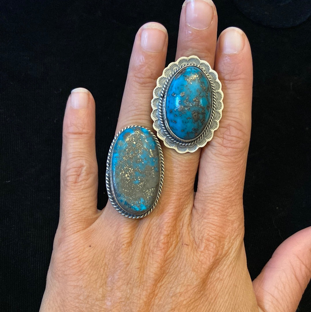 7.0 Persian Turquoise Ring