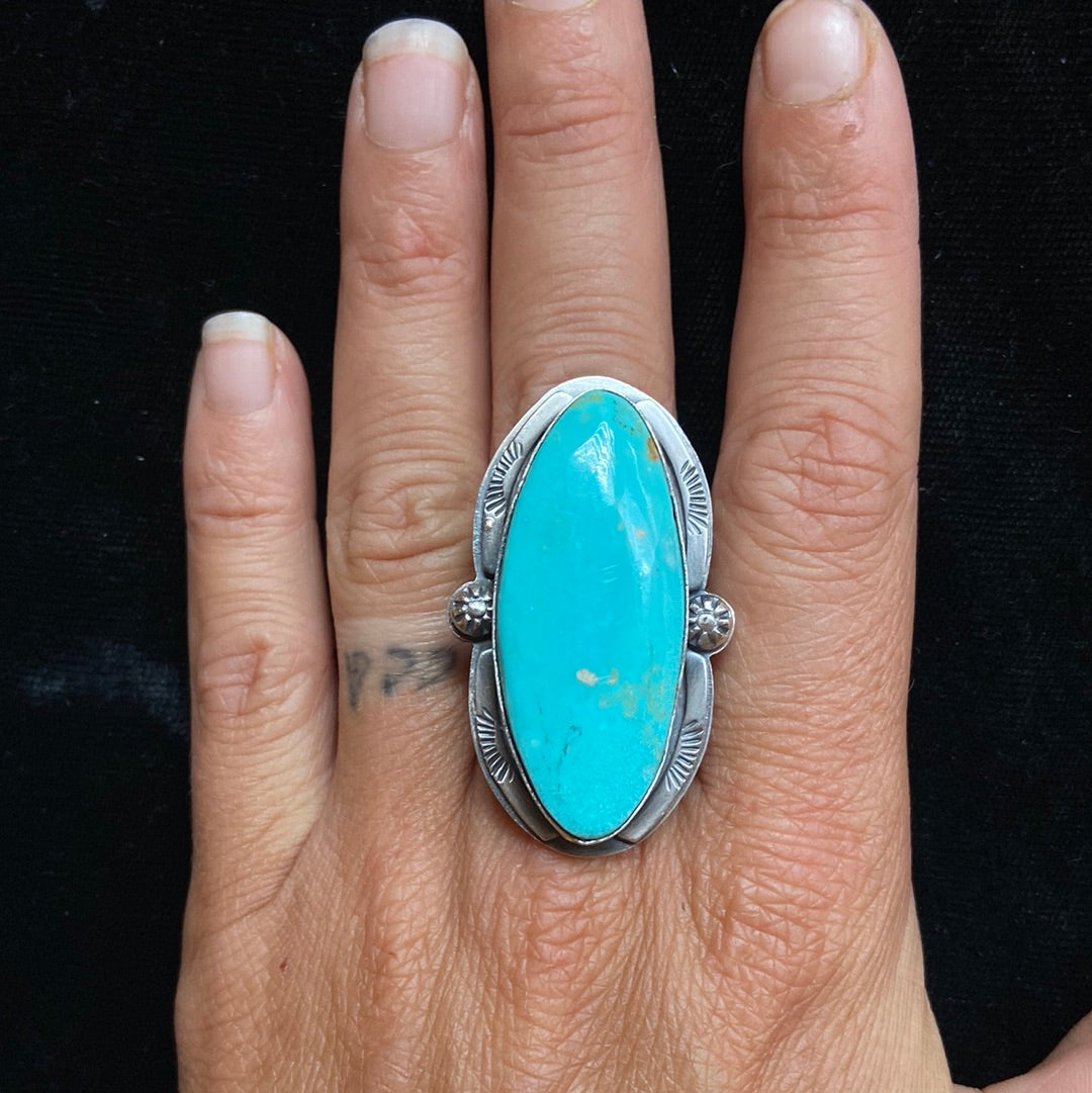 Kingman Turquoise Ring size 9.5