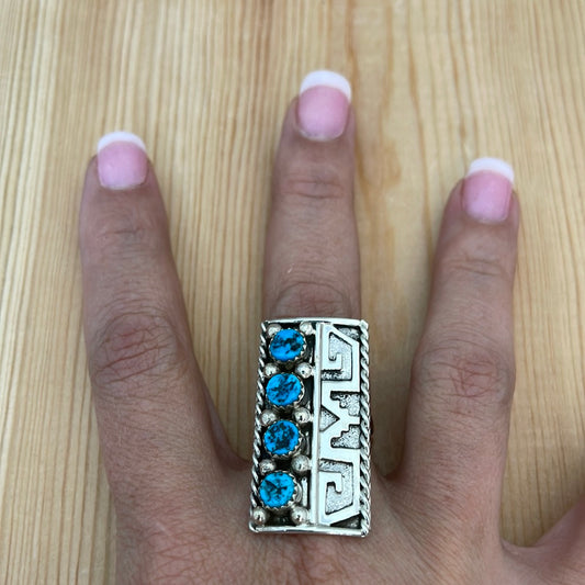 Sleeping Beauty Turquoise Ring