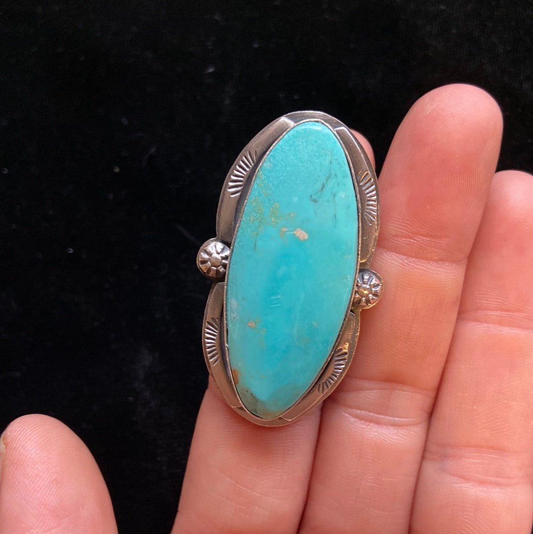 Kingman Turquoise Ring size 9.5