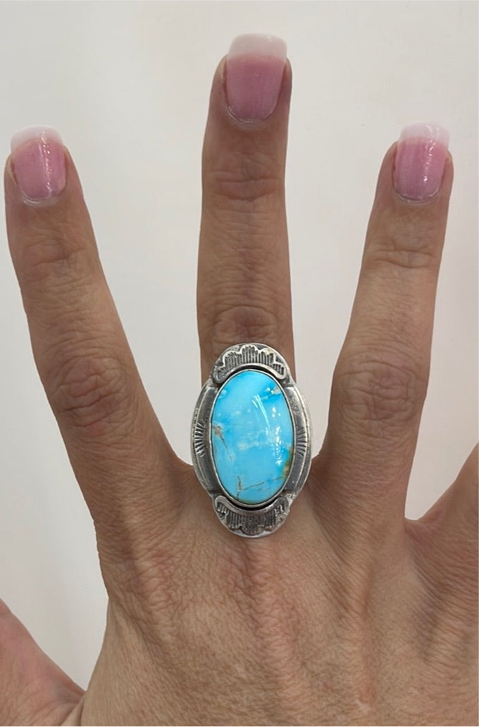 9.0 - Sonoran Gold Turquoise Ring