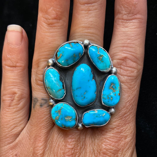 Sonoran Gold turquoise ring (Adjustable)