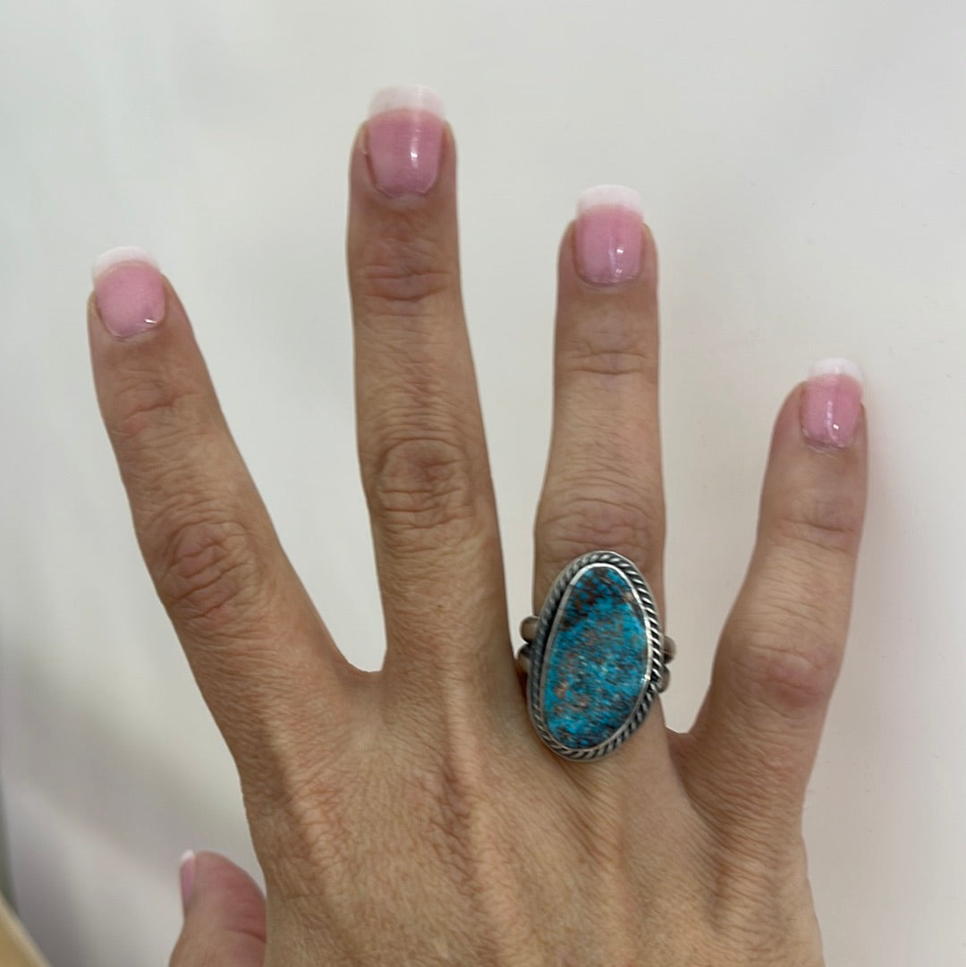 7.0 - Kingman Turquoise Ring