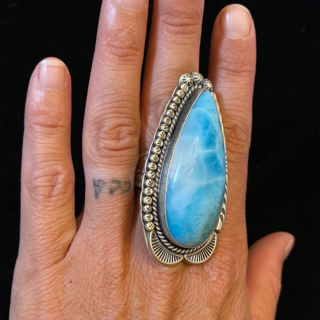 Larimar Ring size 11.0